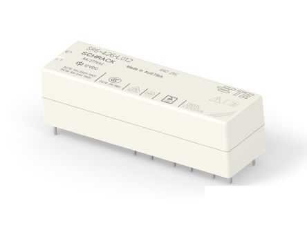 TE Connectivity PCB Mount Force Guided Relay, 12V dc Coil, 8A Switching Current, 4NO/2NC [2-1558737-4]; 280-8629