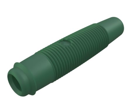 Hirschmann Test & Measurement Green Female Banana Connector, 4 mm Connector, Solder Termination, 16A, 60V dc, Nickel [931804104]; 280-8807