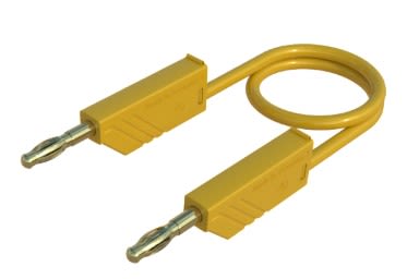 Hirschmann Test & Measurement Test Probes, 32A, 60V dc, Yellow, 50cm Lead Length [934061703]; 280-8861