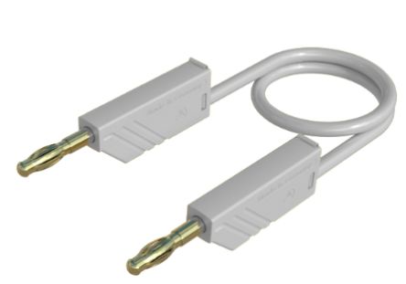 Hirschmann Test & Measurement Test Probes, 32A, 60V dc, White, 1m Lead Length [934063707]; 280-8874