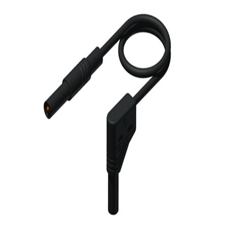 Hirschmann Test & Measurement Test Probes, 16A, 1kV, Yellow, 1m Lead Length [934082103]; 280-8918