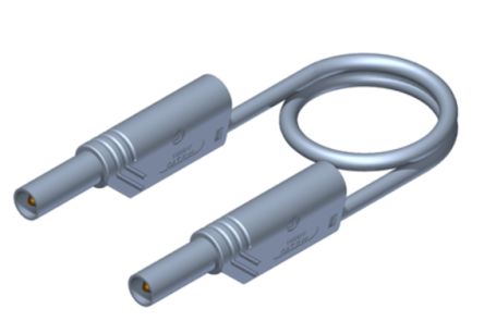 Hirschmann Test & Measurement Test Probes, 32A, 1kV, Grey, 25cm Lead Length [934086106]; 280-8930