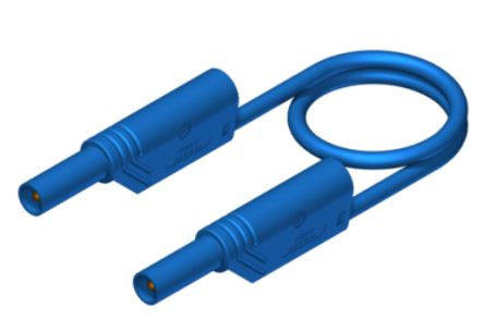 Hirschmann Test & Measurement Test Probes, 16A, 1kV, Blue, 1m Lead Length [934195102]; 280-8994