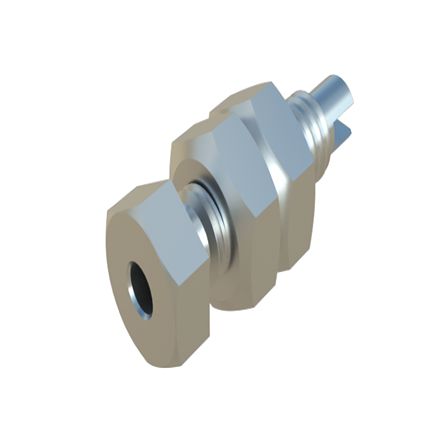 Hirschmann Test & Measurement Silver Female Banana Connector, 2mm Connector, M4 Thread, Solder Termination, 6A, 60V dc, [938441000]; 280-9022