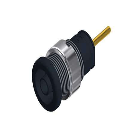 Hirschmann Test & Measurement Green Female Banana Connector, 4 mm Connector, Solder Termination, 24A, 1kV, Gold Plating [972359104]; 280-9040