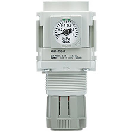 SMC G 1/4 Pneumatic Regulator - 0.5MPa to 0.85MPa, 1/4 in, 1Mpa max. input [AR20K-F02BE-D]; 280-9112