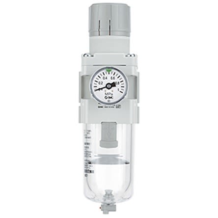 SMC AC Filter Regulator, 5μm, M5 x 0.8, 1 MPa [AW10-M5-A]; 280-9189