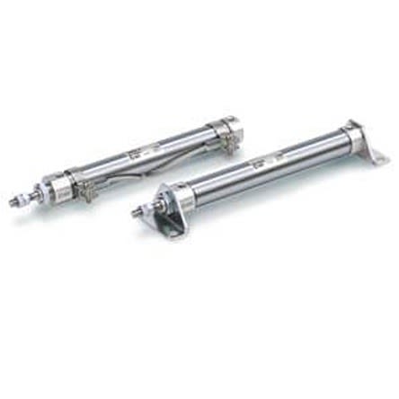 SMC Double Acting Cylinder - 16mm Bore, 30mm Stroke, CJ2 Series, Double Acting [CJ2B16-30Z]; 280-9256