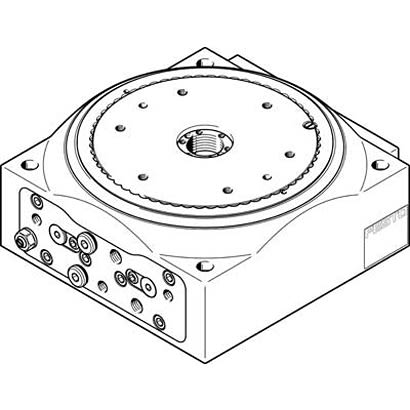 Festo Indexing Table DHTG-140-24-A, For Use With Pneumatic Cylinder [DHTG-140-24-A]; 281-0032