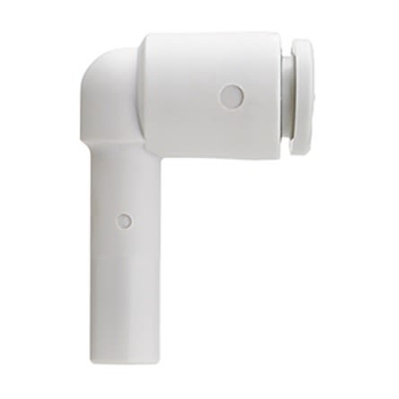 SMC KQ2 Series Plug-in Elbow, 1/4 in to Push In 12 mm, Tube-to-Tube Connection Style [KQ2L12-99A]; 281-0523
