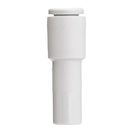 SMC KQ2 Series Plug-in Reducer, Push In 6 mm to Push In 3.2 mm, Tube-to-Tube Connection Style [KQ2R23-06A]; 281-0545