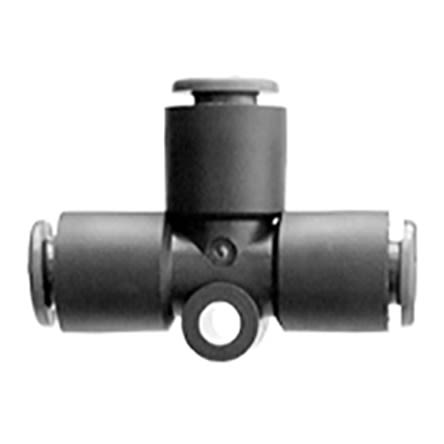 SMC KR Series Union Tee, Push In 8 mm to Push In 8 mm, Tube-to-Tube Connection Style [KRT08-00]; 281-0637
