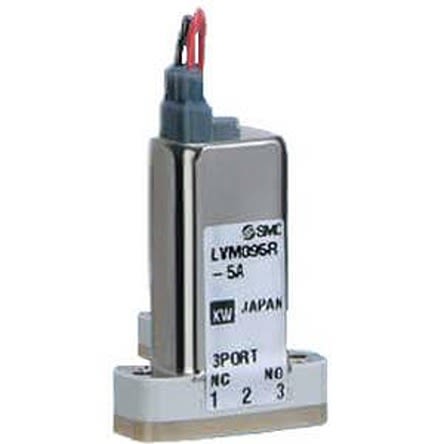SMC 2/3 Port Solenoid Valve Solenoid Valve - LVM07 Series 12V dc [LVM095R-5A-6-Q]; 281-0651