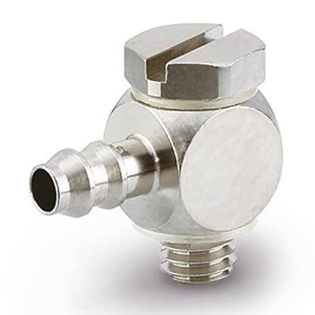 SMC M Series Barb Fitting, M3, Threaded-to-Tube Connection Style [M-3ALU-3]; 281-0654