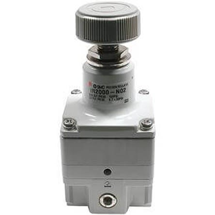 SMC G 1/2 Regulator - 0.01MPa to 0.8MPa, 1/2 in, 1Mpa max. input [IR3120-F04]; 281-0738