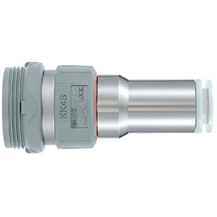 SMC Female, Male Pneumatic Quick Connect Coupling, M5 4mm One Touch Fitting [KK2S-04H]; 281-0795