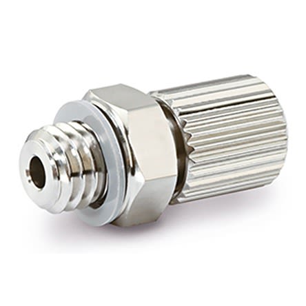 SMC MS Series Hose Elbow, M5 to Barbed 4 mm, Threaded-to-Tube Connection Style [MS-5HLH-4]; 281-0901