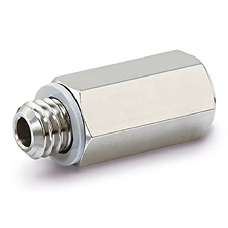 SMC MS Series Elbow Threaded Adaptor, M5 Female to M5 Male, Threaded Connection Style [MS-5J]; 281-0903
