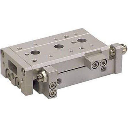 SMC Pneumatic Guided Cylinder - 16mm Bore, 40mm Stroke, MXS Series, Double Acting [MXS16L-40]; 281-0915