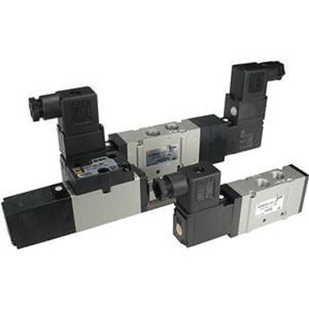 SMC 2 Position Single Solenoid Pilot Valve - VFS2000 Series 24V dc [VFS2100-5FZ-Q]; 281-1036