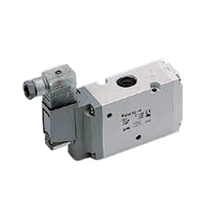 SMC Internal Pilot Solenoid Valve - Air G 1/4 VP300 Series 24V dc [VP342-5LOU1-02FA]; 281-1052