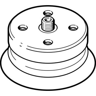 Festo 80mm Bellows NBR Pneumatic Suction Cup ESS-80-BN, M10 [ESS-80-BN]; 281-1173