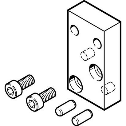 Festo Adapter HAPG-1, For Use With Pneumatic Cylinder & Actuator [HAPG-1]; 281-1236