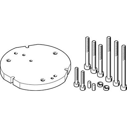 Festo Adapter HAPG-96, For Use With Pneumatic Grippers [HAPG-96]; 281-1305