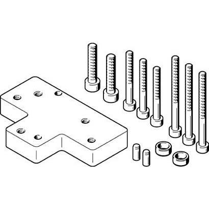 Festo Adapter HAPG-98, For Use With Pneumatic Cylinder & Actuator [HAPG-98]; 281-1308