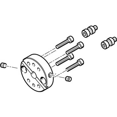 Festo Adapter HAPG-SD2-13, For Use With Pneumatic Cylinder & Actuator [HAPG-SD2-13]; 281-1315