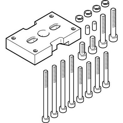 Festo Adapter HAPG-SD2-26, For Use With Pneumatic Cylinder & Actuator [HAPG-SD2-26]; 281-1328