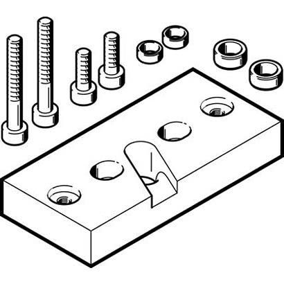Festo Adapter HAPG-SD2-31, For Use With Pneumatic Cylinder & Actuator [HAPG-SD2-31]; 281-1336