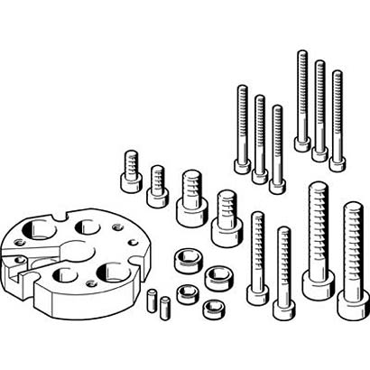 Festo Adapter HAPG-SD2-33, For Use With Pneumatic Cylinder & Actuator [HAPG-SD2-33]; 281-1338