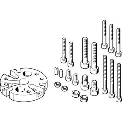 Festo Adapter HAPG-SD2-34, For Use With Pneumatic Cylinder & Actuator [HAPG-SD2-34]; 281-1339