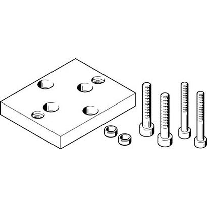 Festo Adapter HAPG-SD2-46, For Use With Pneumatic Cylinder & Actuator [HAPG-SD2-46]; 281-1345