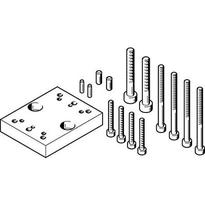 Festo Adapter HAPG-SD2-47, For Use With Pneumatic Cylinder & Actuator [HAPG-SD2-47]; 281-1346