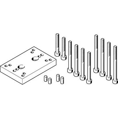 Festo Adapter HAPG-SD2-48, For Use With Pneumatic Grippers [HAPG-SD2-48]; 281-1347