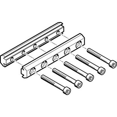 Festo Connection Kit HAVB-5, For Use With Pneumatic Cylinder & Actuator [HAVB-5]; 281-1363