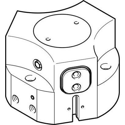 Festo 3 Finger Double Action Pneumatic Gripper, HGDD-63-A [HGDD-63-A]; 281-1374