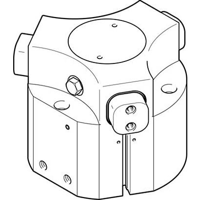 Festo 3 Finger Double Action Pneumatic Gripper, HGDD-80-A-G1 [HGDD-80-A-G1]; 281-1378