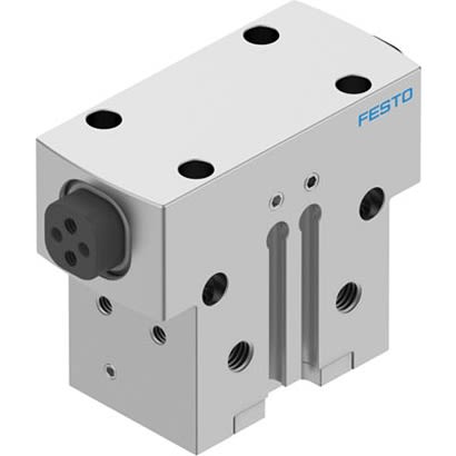 Festo 2 Finger Double Action Pneumatic Gripper, HGPD-16-A-G1, Parallel Gripping Type [HGPD-16-A-G1]; 281-1427