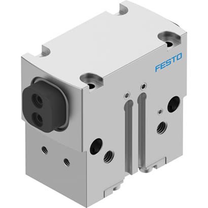 Festo 2 Finger Double Action Pneumatic Gripper, HGPD-20-A-G1, Parallel Gripping Type [HGPD-20-A-G1]; 281-1430
