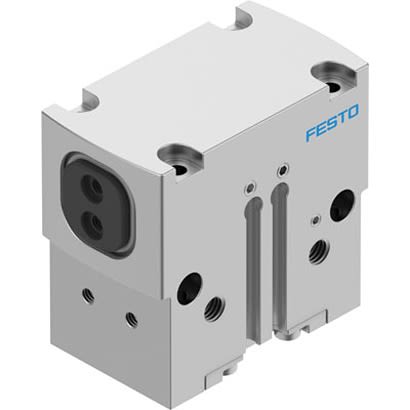 Festo 2 Finger Double Action Pneumatic Gripper, HGPD-20-A-G2, Parallel Gripping Type [HGPD-20-A-G2]; 281-1431