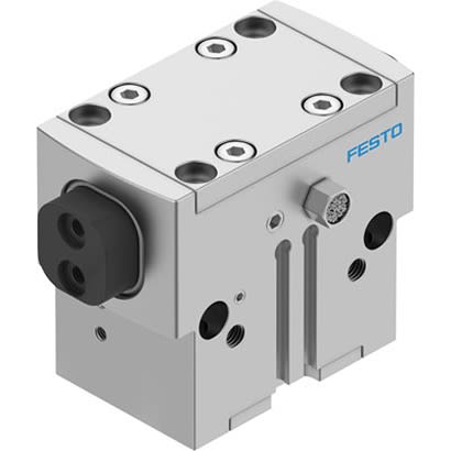 Festo 2 Finger Double Action Pneumatic Gripper, HGPD-25-A-G1, Parallel Gripping Type [HGPD-25-A-G1]; 281-1433