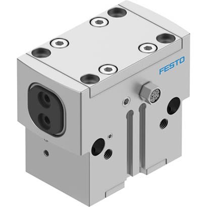 Festo 2 Finger Double Action Pneumatic Gripper, HGPD-25-A-G2, Parallel Gripping Type [HGPD-25-A-G2]; 281-1434