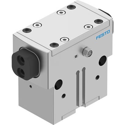 Festo 2 Finger Double Action Pneumatic Gripper, HGPD-35-A-G1, Parallel Gripping Type [HGPD-35-A-G1]; 281-1437