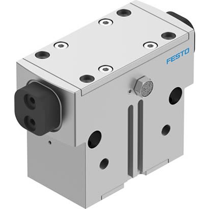 Festo 2 Finger Double Action Pneumatic Gripper, HGPD-50-A-G1, Parallel Gripping Type [HGPD-50-A-G1]; 281-1444