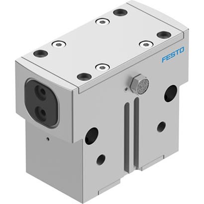 Festo 2 Finger Double Action Pneumatic Gripper, HGPD-50-A-G2, Parallel Gripping Type [HGPD-50-A-G2]; 281-1445