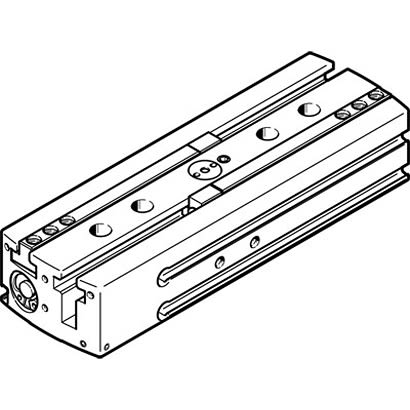 Festo 2 Finger Double Action Pneumatic Gripper, HGPL-14-60-A-B, Parallel Gripping Type [HGPL-14-60-A-B]; 281-1454