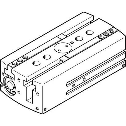 Festo 2 Finger Double Action Pneumatic Gripper, HGPL-25-60-A-B, Parallel Gripping Type [HGPL-25-60-A-B]; 281-1459